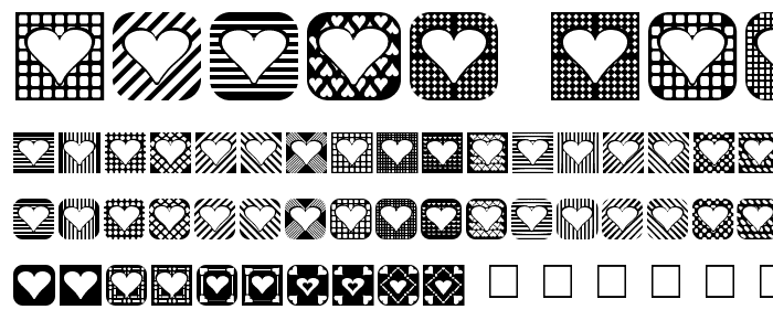 Heart Things 2 font